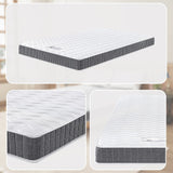 King Single Memory Foam Mattress – OEKO-TEX® Textile & CertiPUR-US® Certified Foam - Rear View