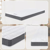 PALERMO Single Memory Foam Mattress - OEKO-TEX® & CertiPUR-US® Certified - Close-Up Angle