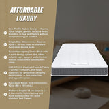 PALERMO Single Memory Foam Mattress - OEKO-TEX® & CertiPUR-US® Certified - Extra Image