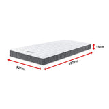 PALERMO Single Memory Foam Mattress - OEKO-TEX® & CertiPUR-US® Certified - Extra Image