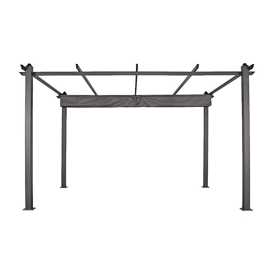 3x4M Aluminium Pergola Marquee with Retractable Roof – Garden Canopy