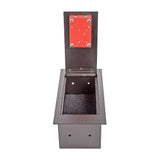 Underfloor Concealed Safe with Key – Heavy Duty Hidden Floor Security Box - Top-Down View