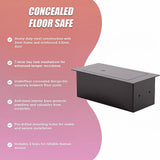 Underfloor Concealed Safe with Key – Heavy Duty Hidden Floor Security Box