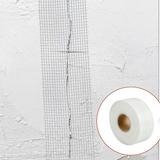 24-Pack Fibreglass Plasterboard Joint Tapes – 50mm x 90m Self-Adhesive Drywall Mesh Rolls - Top-Down View