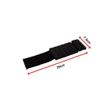 2-Piece Ankle & Wrist Weights – 1kg Pair Adjustable Workout Bangles (Black) - Extra Image