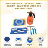 Waterproof AC Cleaning Cover Bag Kit – Leakproof Wash Bag for Wall Units