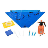 Waterproof AC Cleaning Cover Bag Kit – Leakproof Wash Bag for Wall Units - Top-Down View
