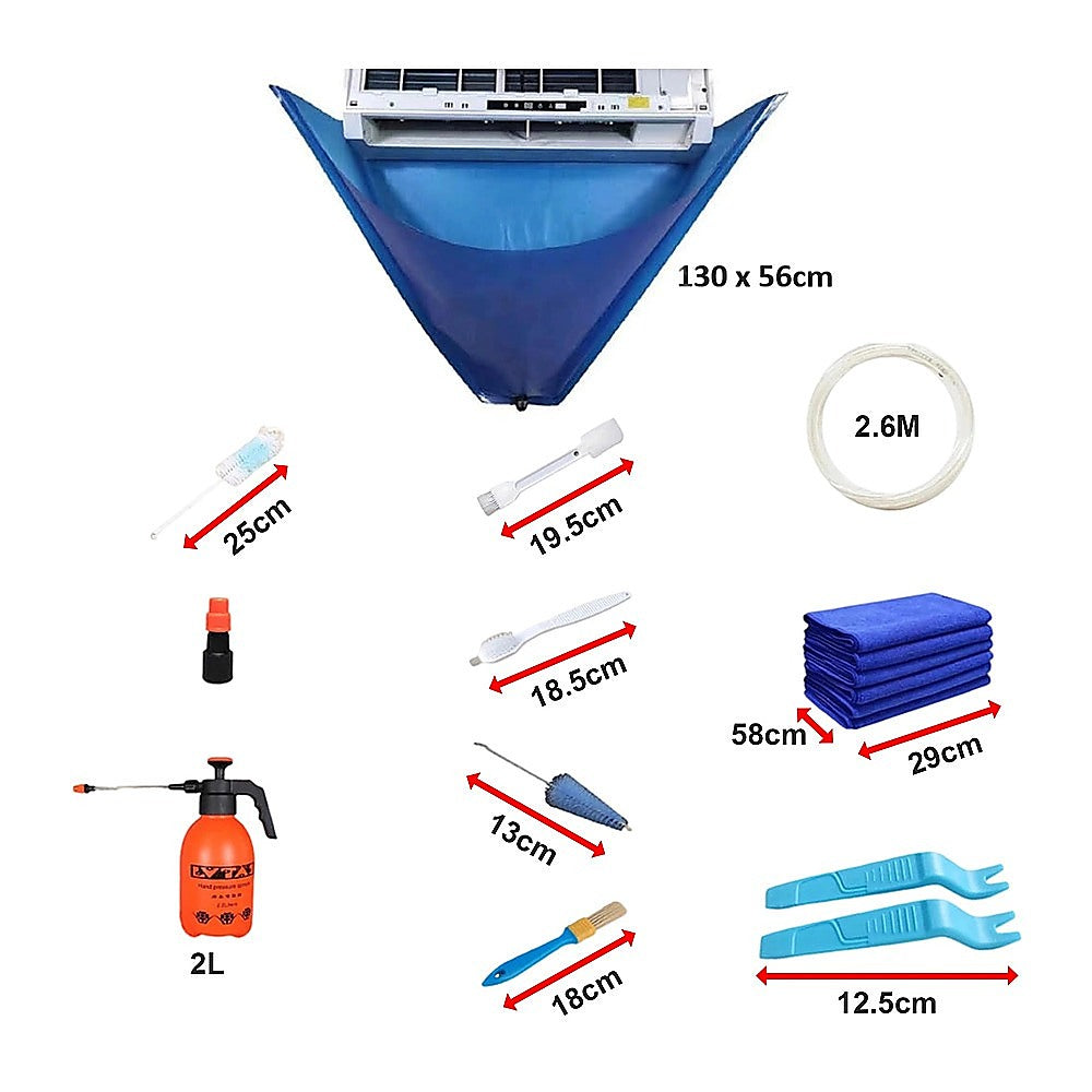 Waterproof AC Cleaning Cover Bag Kit – Leakproof Wash Bag for Wall Units