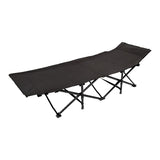 Camping Bed Elevated Cot with Mattress Foldable Outdoor Adult Sleeping