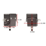 Adjustable Folding UHF Antennas Mount Bracket – Black Bullbar Clamp - Extra Image