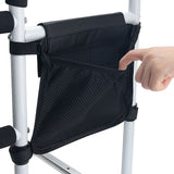 Adjustable Bed Rail – Bedside Handle with Storage Pocket & Safety Strap - Top-Down View