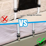 Adjustable Bed Rail – Bedside Handle with Storage Pocket & Safety Strap