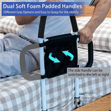 Adjustable Bed Rail – Bedside Handle with Storage Pocket & Safety Strap - Extra Image