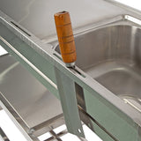 Freestanding Stainless Steel Kitchen Sink 120x50x79cm – Commercial Utility Wash Basin - Extra Image