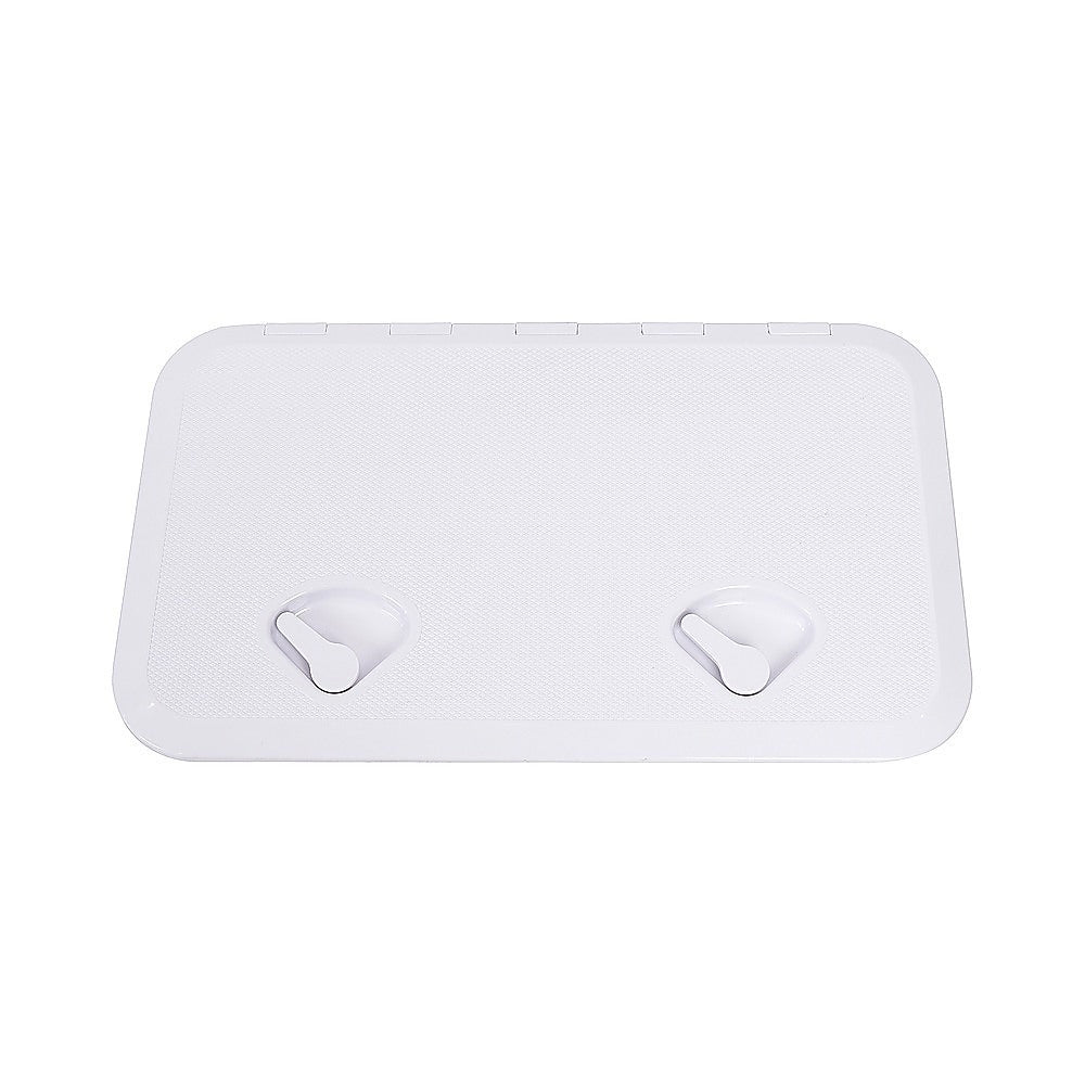 606 x 353mm White Boat Access Hatch – Marine Deck Inspection Lid for Boat, Yacht & RV Use