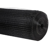 30m Black Chicken Wire Mesh Roll – Heavy Duty Aviary Netting & Garden Fencing for Poultry Enclosures - Close-Up Angle