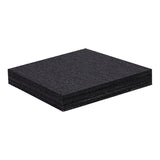 5m² Black Carpet Tiles Set – Commercial & Domestic Flooring for Office, Retail, Home - Top-Down View