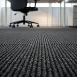 5m² Black Carpet Tiles Set – Commercial & Domestic Flooring for Office, Retail, Home - 45-Degree Angle
