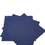 5m² Blue Carpet Tiles Set – Commercial & Domestic Flooring for Office, Retail, Home - Top-Down View