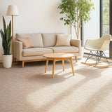 5m² Beige Carpet Tiles Set – Commercial & Domestic Flooring for Office, Retail, Home - 45-Degree Angle