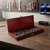 131pc Helicoil-Type Thread Repair Kit – Metric Insert Tool Set for Damaged Threads