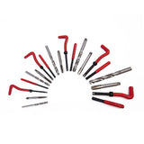 131pc Helicoil-Type Thread Repair Kit – Metric Insert Tool Set for Damaged Threads