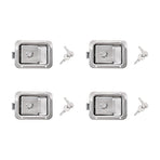 4 x Toolbox Lock Steel Paddle Handles – Heavy Duty Trailer Door Latch Set for Ute & Tool Cabinets