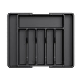Extendable Cutlery Tray Drawer Organiser – 6 to 8 Compartment Kitchen Utensil Storage