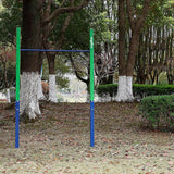 Single Outdoor Pull-Up Bar – Height Adjustable Gymnastics & Fitness Bar - Front View