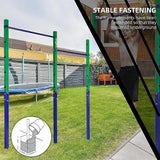 Double Outdoor Pull-Up Bar – Height Adjustable Gymnastics & Fitness Bar - Side View