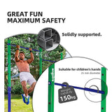 Double Outdoor Pull-Up Bar – Height Adjustable Gymnastics & Fitness Bar - Top-Down View