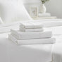 Queen Bed Sheet Set – 1800 Series Microfiber, Deep Pocket, Soft & Breathable, White