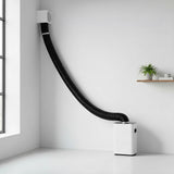 Flexible Aluminium Ducting 203mm x 7.6m 4 Layer Vent Hose HVAC Dryer - Side View