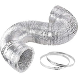 10.5cm x 7.6m Flexible Aluminium Air Duct – Dryer & HVAC Vent Hose