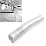 10.5cm x 7.6m Flexible Aluminium Air Duct – Dryer & HVAC Vent Hose - Rear View