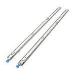 2 x 125kg Heavy Duty Locking Drawer Slides Industrial Drawer Runners Pair for Tool Storage