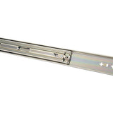 2 x 125kg Heavy Duty Locking Drawer Slides Industrial Drawer Runners Pair for Tool Storage - Low Angle