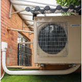 4.8m Mini Split AC Line Set Cover Kit PVC Duct for Central Air Conditioner Installation