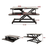 Ergonomic Standing Desk Converter Height Adjustable Sit Stand Workstation for Office Use