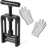 Squeeze Off Tool for 0–32mm MDPE Plastic Pipe – Water Plumbing Clamp & Stop - Side View