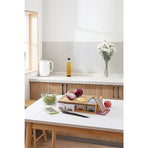 Bamboo Cutting Board Set with Graters and Containers Food Prep Station for Kitchen Organisation