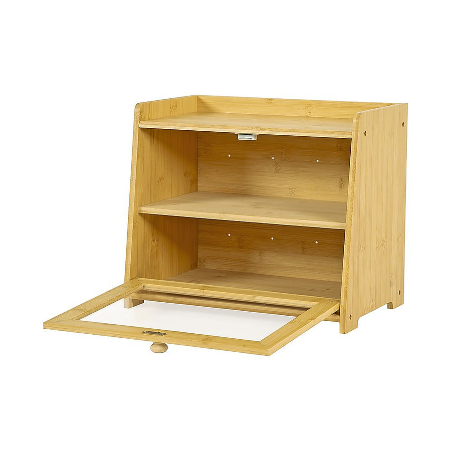 Enclosed Bread Box – Large Kitchen Countertop Bread Storage Container for Freshness & Organisation