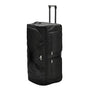 Large Black Wheeled Travel Duffle Bag Rolling Luggage Trolley for Sports and Getaways