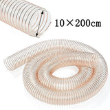 2m PU Flexible Ducting Hose – Clear Ventilation & Dust Extraction Tube for Woodworking & Fume Control - Extra Image
