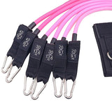 14pc Pilates Bar Kit with Resistance Bands & Belt – Home Fitness Pedal Puller