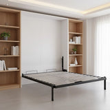 Double DIY Wall Bed Hardware Kit with Silver handle – Frame & Mechanism for Custom Build