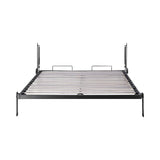 Queen DIY Wall Bed Hardware Kit with Black handle – Frame & Mechanism for Custom Build