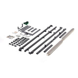 King-single DIY Wall Bed Hardware Kit with Gold handle – Frame & Mechanism for Custom Build - 45-Degree Angle