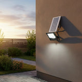 60W LED Solar Flood Light with Motion Sensor – Outdoor Security Lighting - Front View