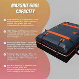 600L Car Roof Bag Cargo Carrier – Large Waterproof Rooftop Luggage Rack Storage - Close-Up Angle